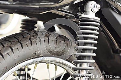 Motorcycle Part Stock Photo