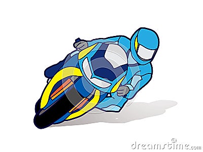 Motorcycle Racing graphic Vector Illustration