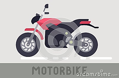 Motorcycle Vector Illustration