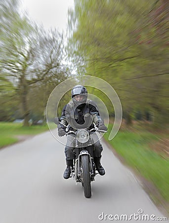 Motorcycle Speeding Royalty Free Stock Photos - Image: 19233368