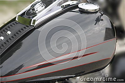 Motorcycle tank Stock Photo