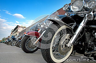 Motorcycles Stock Photo