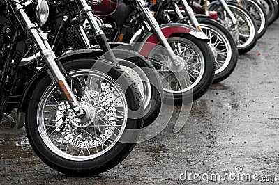 Motorcycles Stock Photo