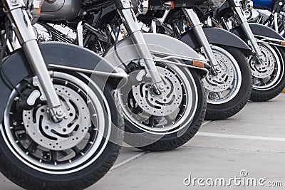 Motorcycles Stock Photo