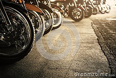 Motorcycles Stock Photo
