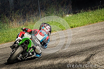 Motorcylce racer Editorial Stock Photo