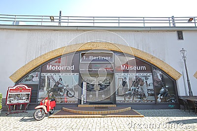 Motorrad motorbike museum Berlin Germany Editorial Stock Photo