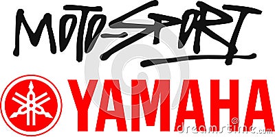 Motosport yamaha icon logo Editorial Stock Photo