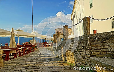 Motovun medieval town Stock Photo