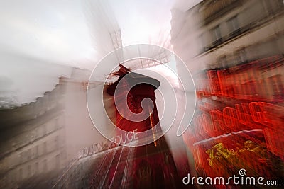 Moulin Rouge Editorial Stock Photo