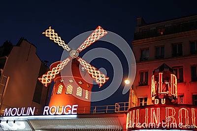Moulin Rouge Editorial Stock Photo