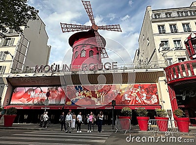 Moulin Rouge in Paris France Editorial Stock Photo