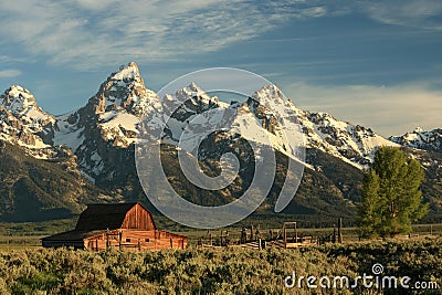 Moulton Barn Stock Photo