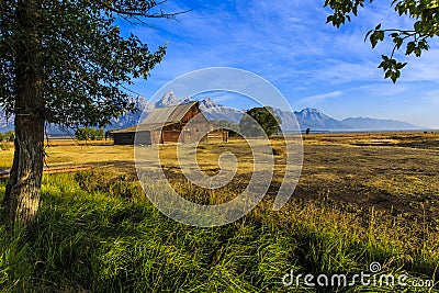 Moulton Barn Jackson Hole, Wyoming Stock Photo