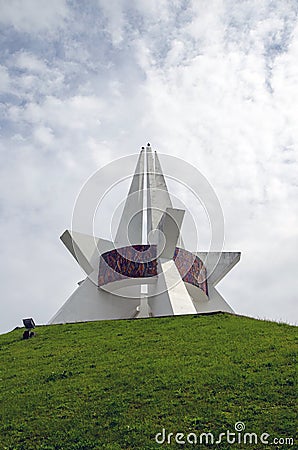 Mound of Immortality in Bryansk, Russia Editorial Stock Photo