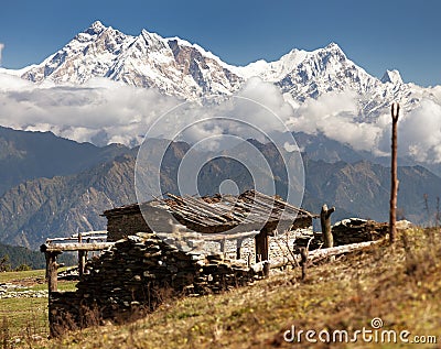 Mount Annapurna - Nepal Stock Photo