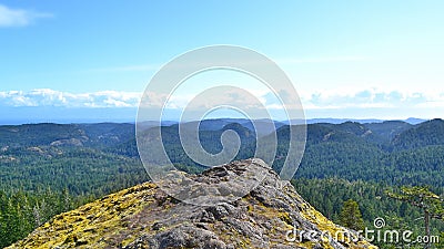 Mount Braden Peak, Vancouver Island Stock Photo