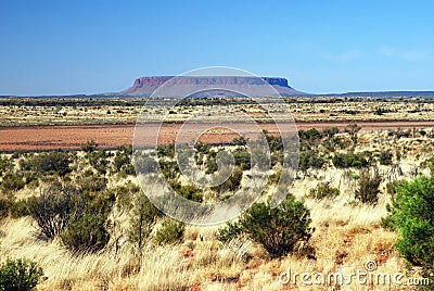 Mount Conner - tabletop mesa Stock Photo