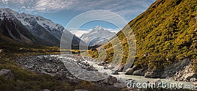 Mount. Cook in daytime Stock Photo