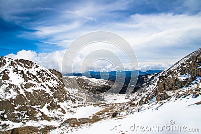 Mount Evans Summit - Colorado Stock Photo