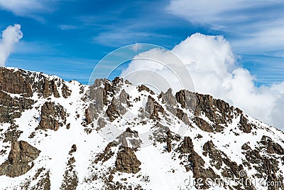 Mount Evans Summit - Colorado Stock Photo