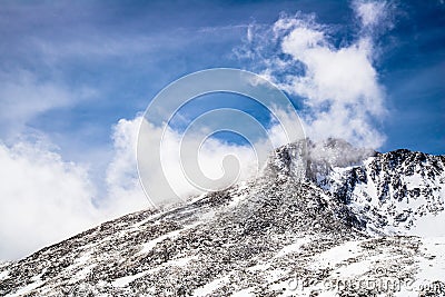 Mount Evans Summit - Colorado Stock Photo