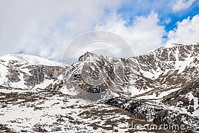 Mount Evans Summit - Colorado Stock Photo