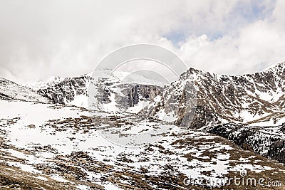 Mount Evans Summit - Colorado Stock Photo