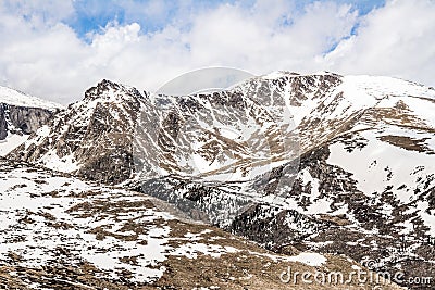 Mount Evans Summit - Colorado Stock Photo