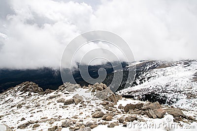 Mount Evans Summit - Colorado Stock Photo