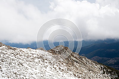 Mount Evans Summit - Colorado Stock Photo