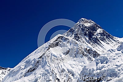 Mount Everest Summit Stock Photo