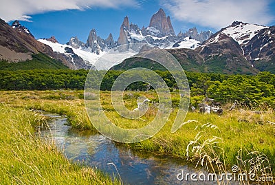 Mount Fitz Roy, Los Glaciares NP, Argentina Stock Photo