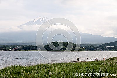 Mount Fuji scenery Editorial Stock Photo