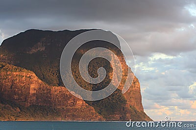 Mount Gower at Lord Howe Island Stock Photo