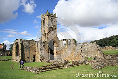 Mount Grace Priory Wide Stock Photo