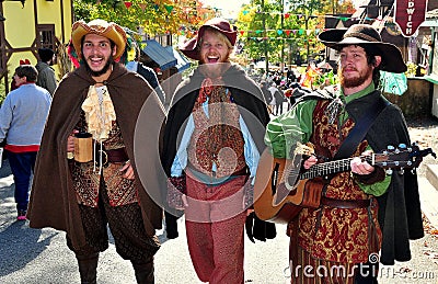 Mount Hope, PA: Pennsylvania Renaissance Faire Editorial Stock Photo