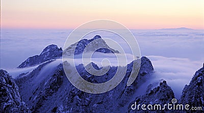 Mount Huangshan Stock Photo