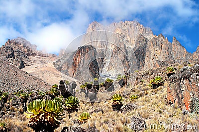 Mount Kenya, Africa Stock Photo