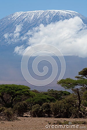 Mount Kilimanjaro Stock Photo