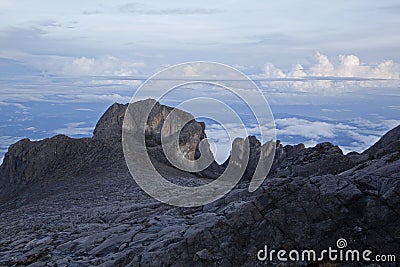 Mount Kinabalu Stock Photo