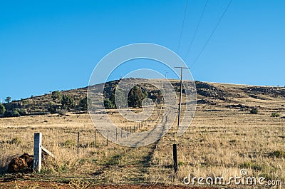 Mount Major at Dookie near Shepparton, Australia Stock Photo