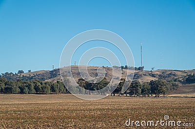 Mount Major at Dookie near Shepparton, Australia Stock Photo