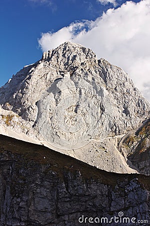 Mount Mangart, Slovenia Stock Photo