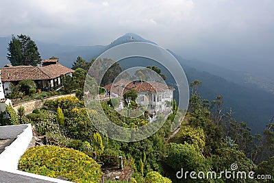 Mount Monserrate in BogotÃ¡, Colombia Stock Photo