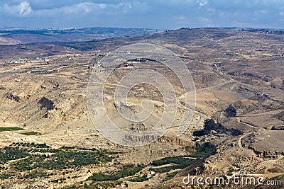 Mount Nebo - Jordan Stock Photo