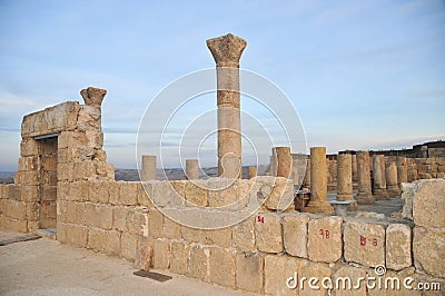 Mount Nebo in Jordan Stock Photo