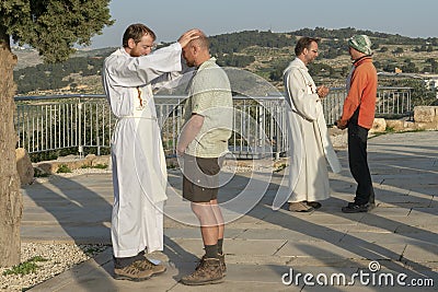 Mount Nebo, Jordan Travel, Christians, Pilgrimage Editorial Stock Photo