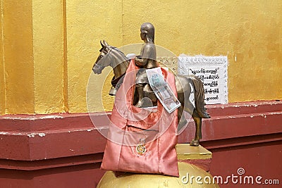 Mount Popa, Myanmar Editorial Stock Photo