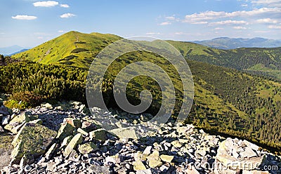 Mount Prasiva and mount Chochula in Nizke Tatry Stock Photo